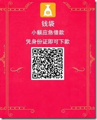今日财富排行榜 小额资金贷款 钱袋 凭身份证即可下款 3秒到账 ！！！