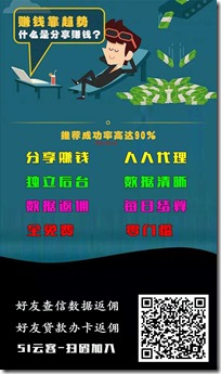 51云客邀请海报 2018新福利,只要你足够勤奋,每天赚百元不是梦,想赚钱你就来!